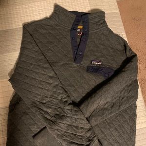 Patagonia cross-knit pullover